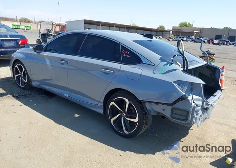 2022 Honda Accord Sport из США, поврежденный, VIN 1HGCV1F32NA018928